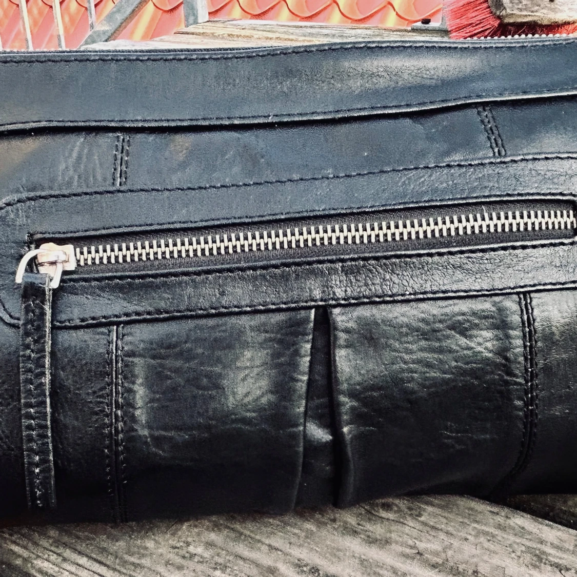 Clutch i skinn från Wera! - 1