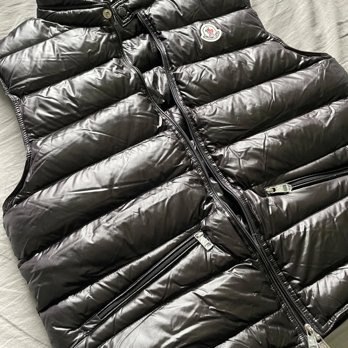 Svart Moncler Gui väst - 1