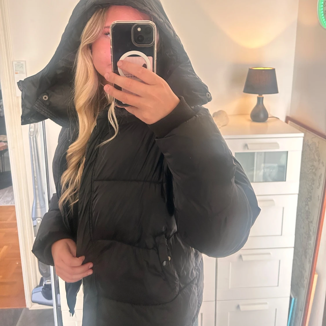 Svart pufferjacka - 2