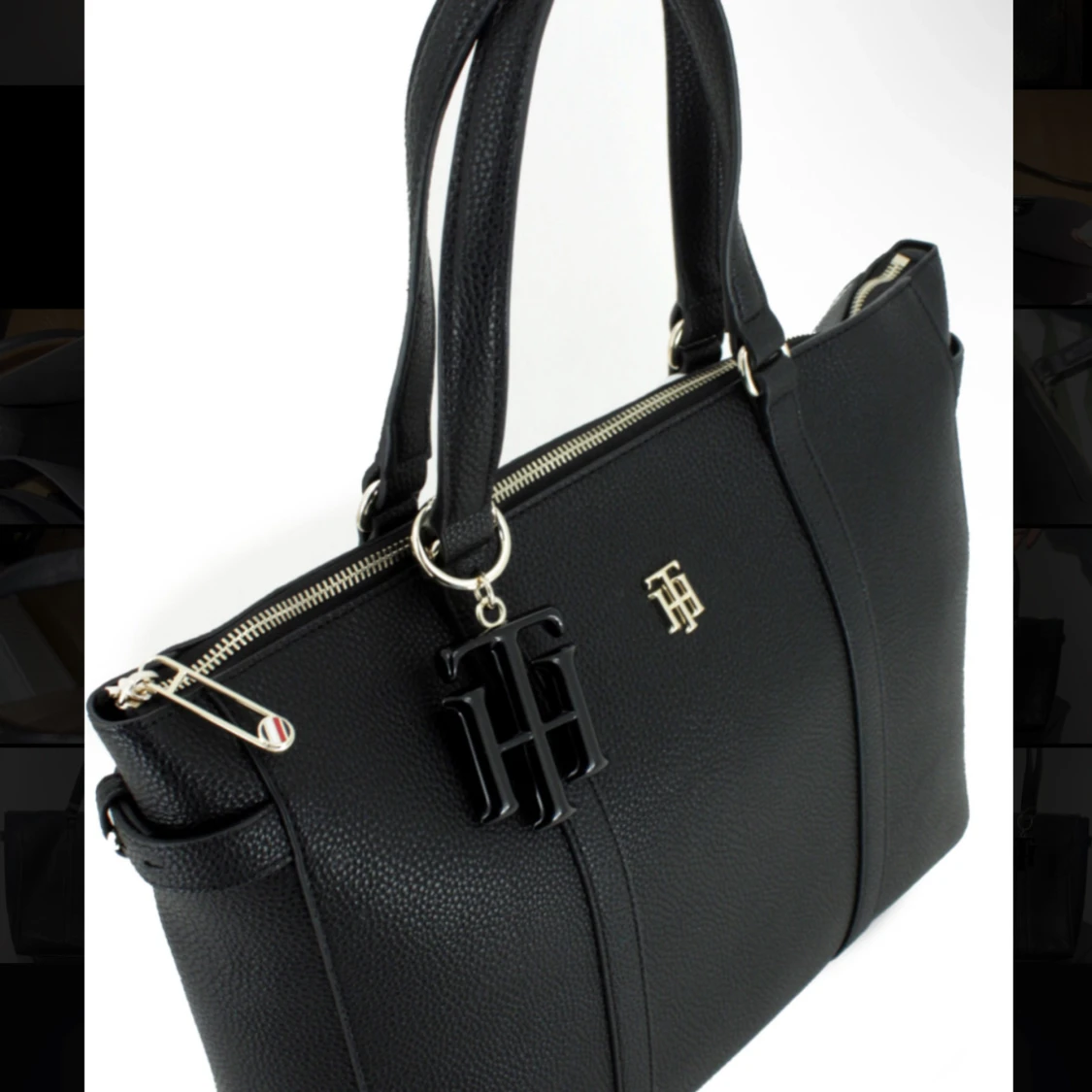 Äkta Svart väska-Tommy Hilfiger