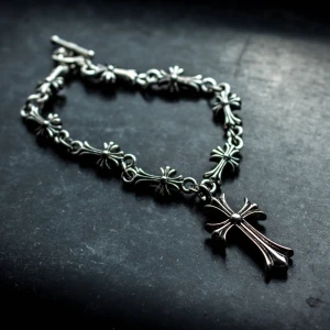 Chrome Hearts armband 21 CM - Chrome Hearts armband med kors