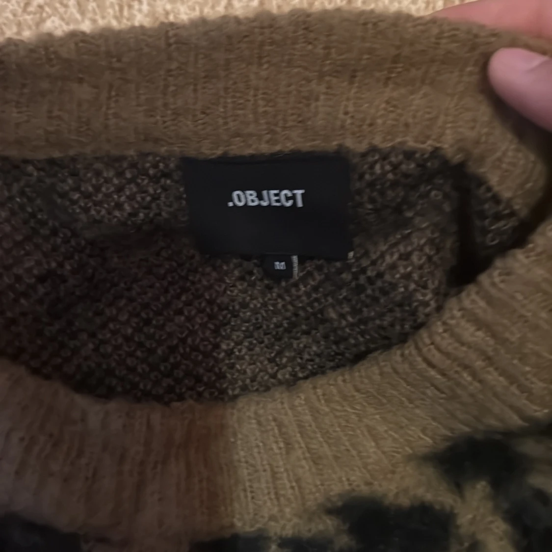 Leopardmönstrad stickad tröja Object - 2