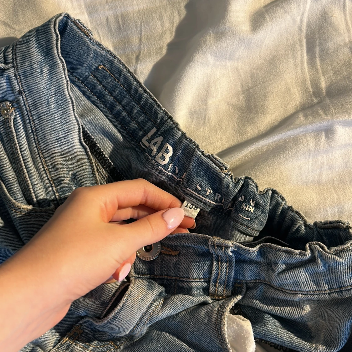 Blå jeansshorts från LAB Industries - 1