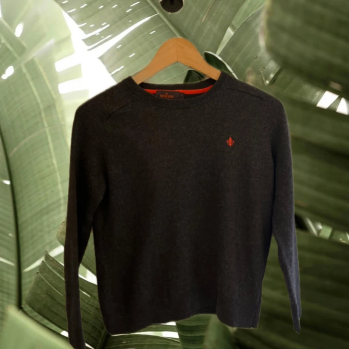 Mörkblå stickad tröja från Morris xs - 2