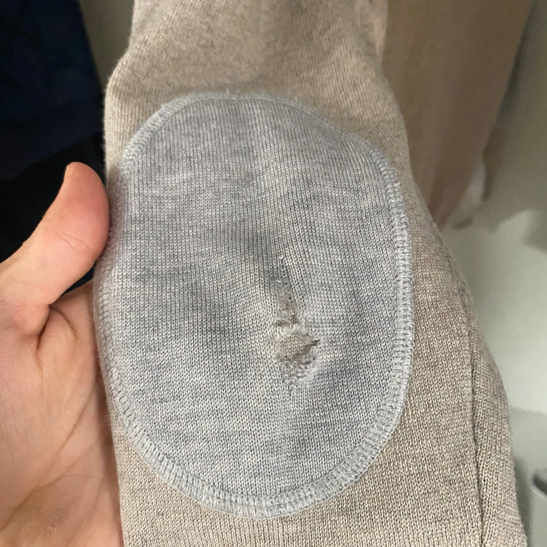 Beige stickad tröja från Stenströms  - 3