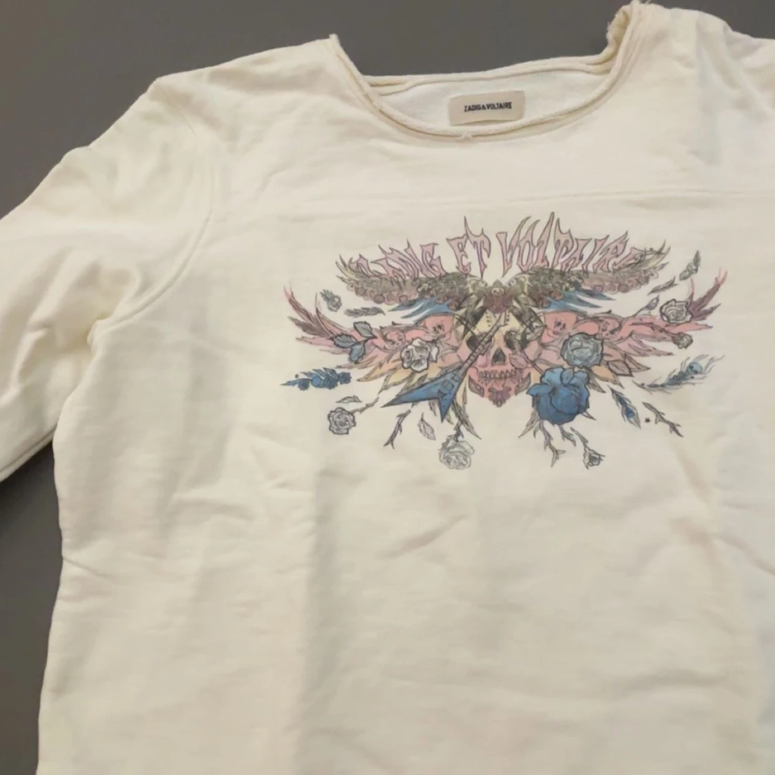 Vit långärmad tröja Zadig & Voltaire