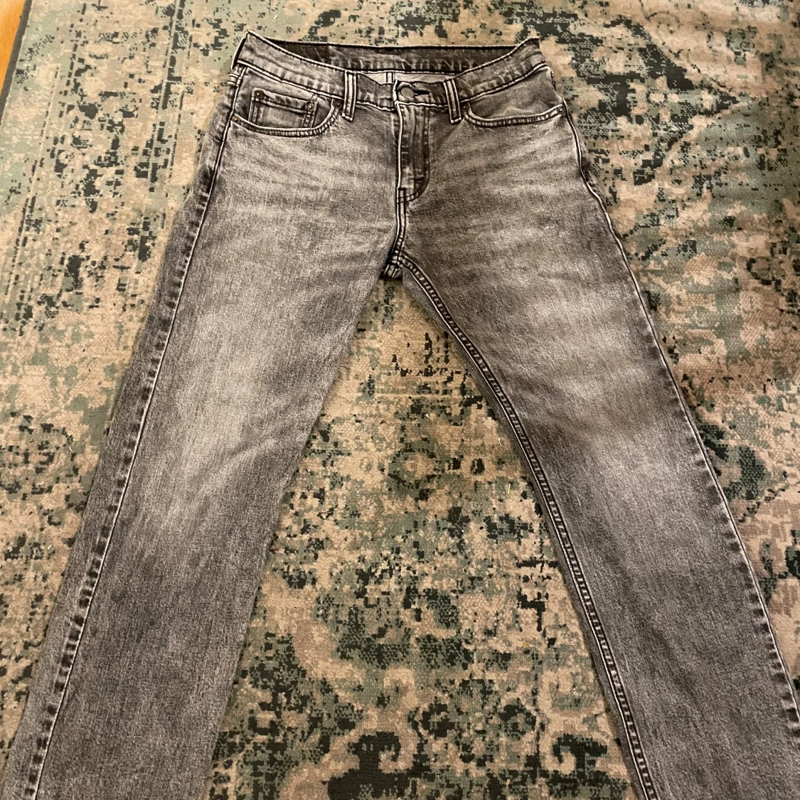 Levi's 502 grå jeans straight fit 30,30