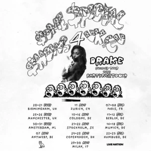 Drake biljetter 2st- 21 aug - Säljer två st drake konsert biljetter till Torsdagen 21 aug Sektion- B20  1500kr styck men priset går att diskutera!