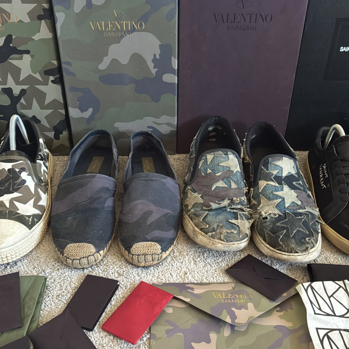 Designer sneakers och slip-ons mix - 3