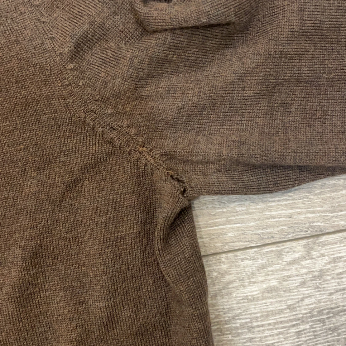 Brun tröja med dragkedja från Morris - 3