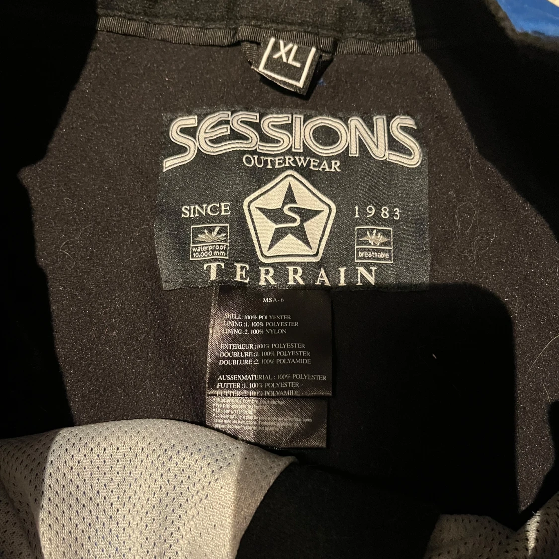 Blå täckbyxor från Sessions - 2