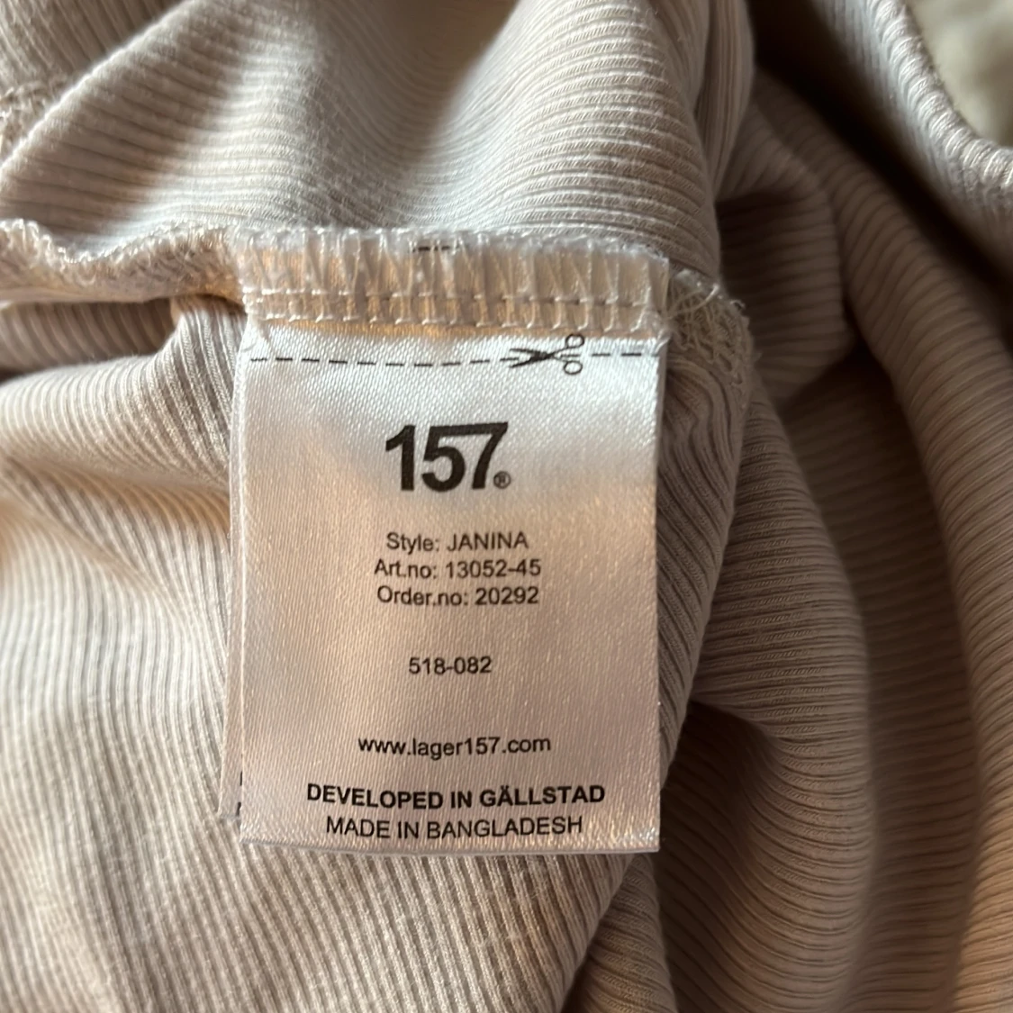 Beige långkjol från 157 - 3