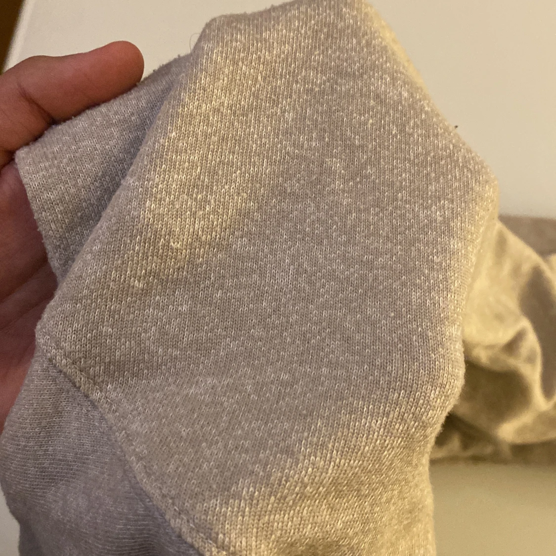 Beige långärmad tröja i bomull - 2