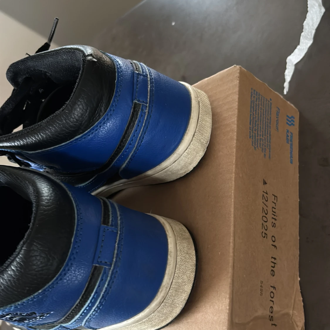 Nike Air Jordans svart/blå - 3