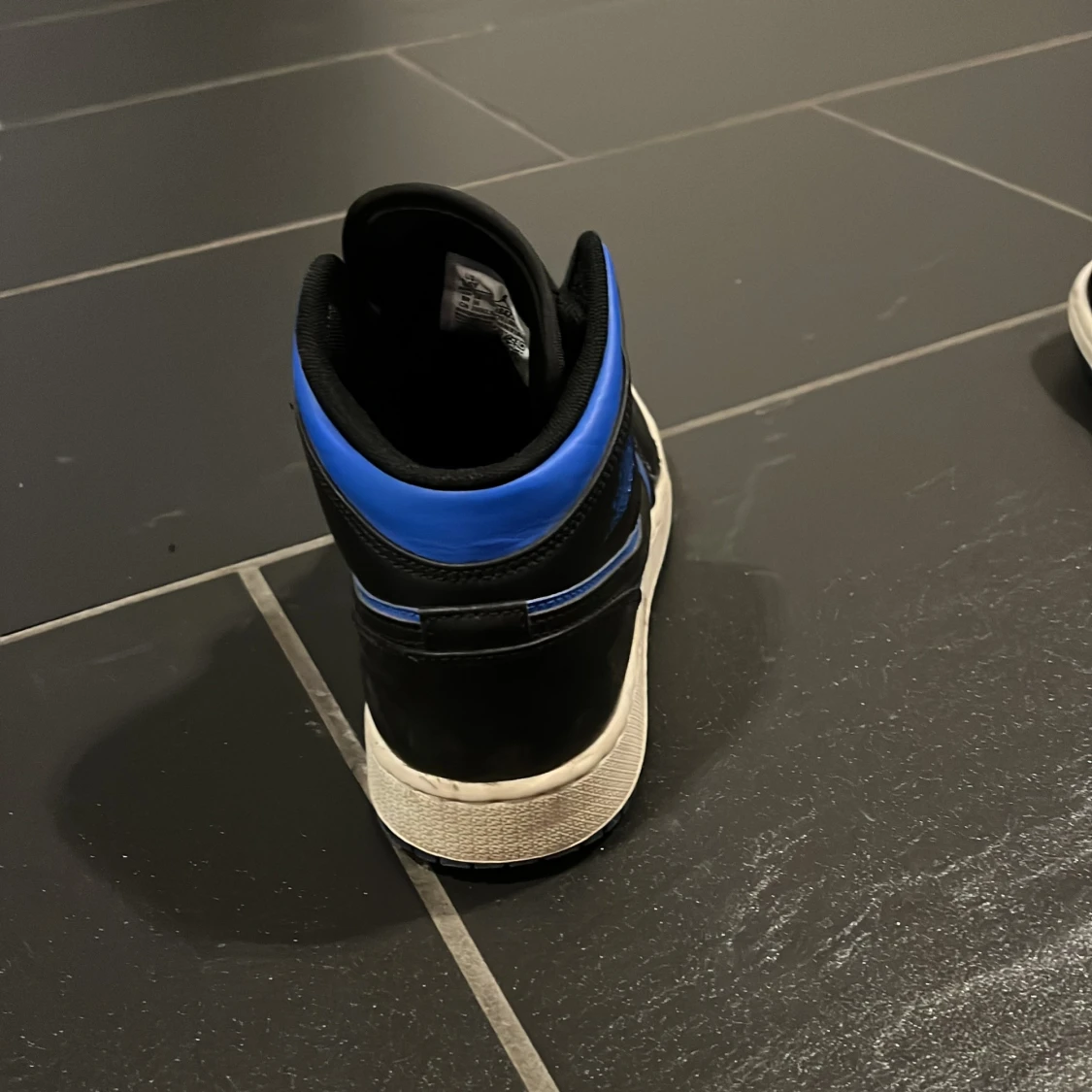 Nike Air Jordan 1 Mid Svart/Blå - 3