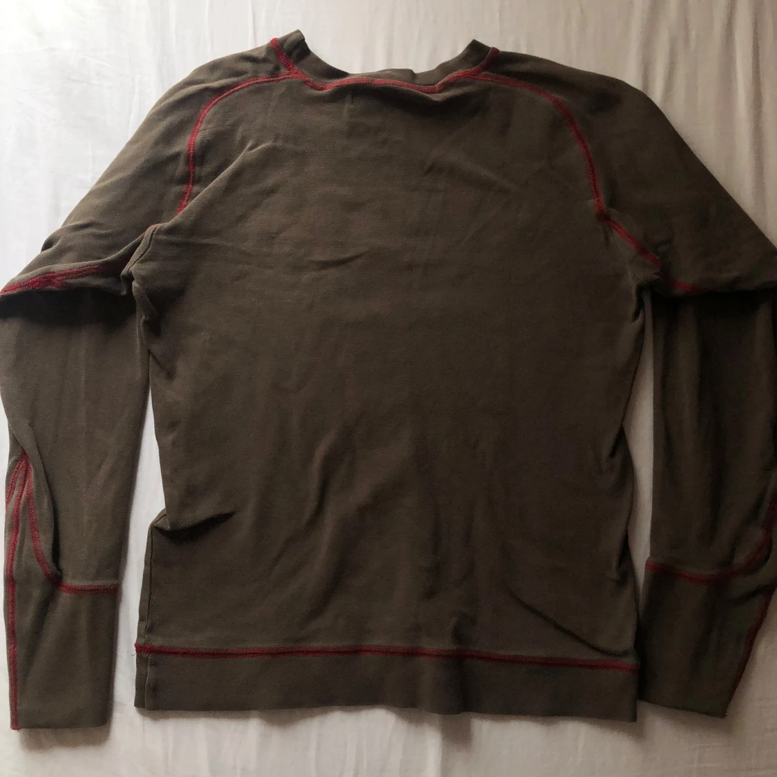 Brun/Gröna långärmad tröja  - 3