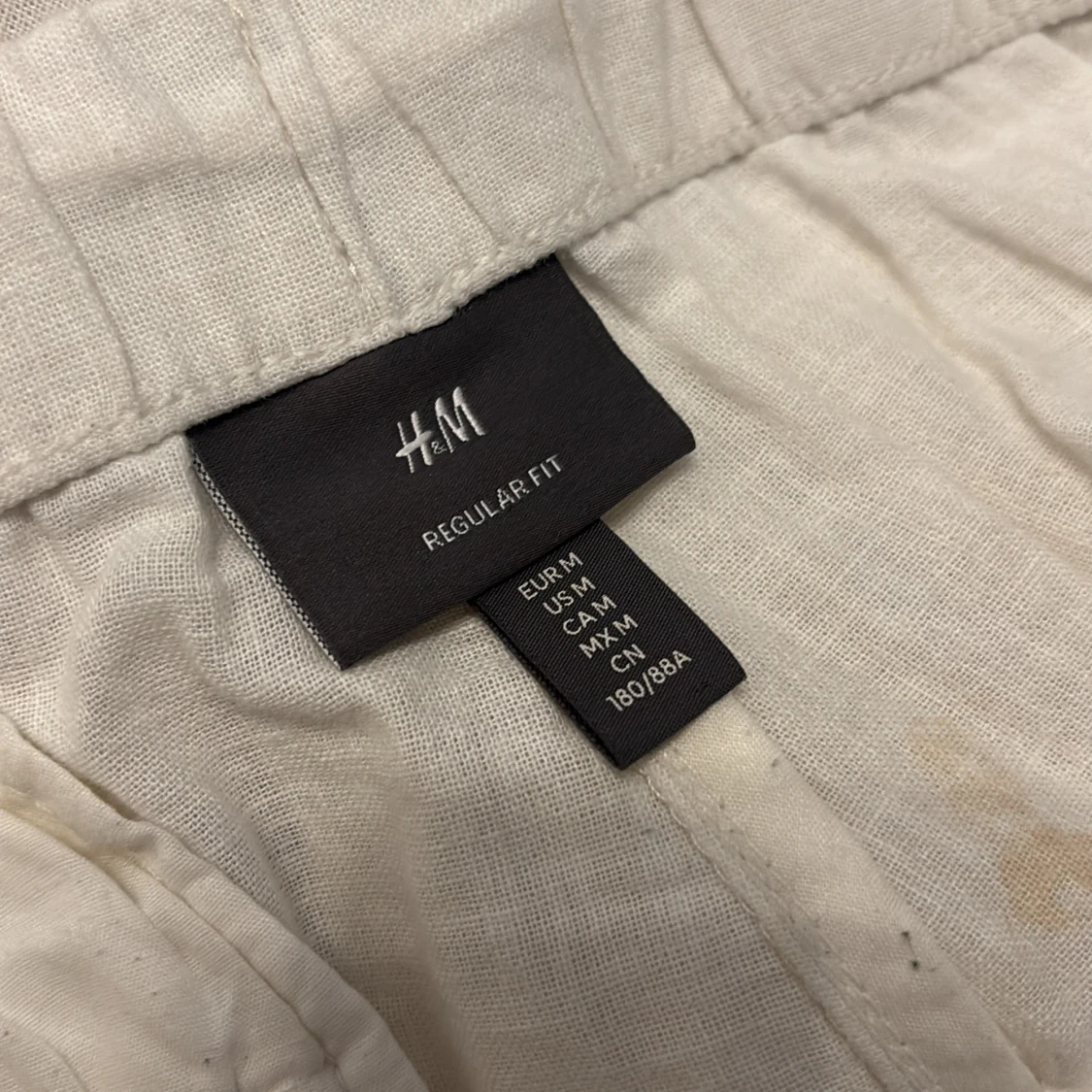 Vita linnebyxor från H&M - 2