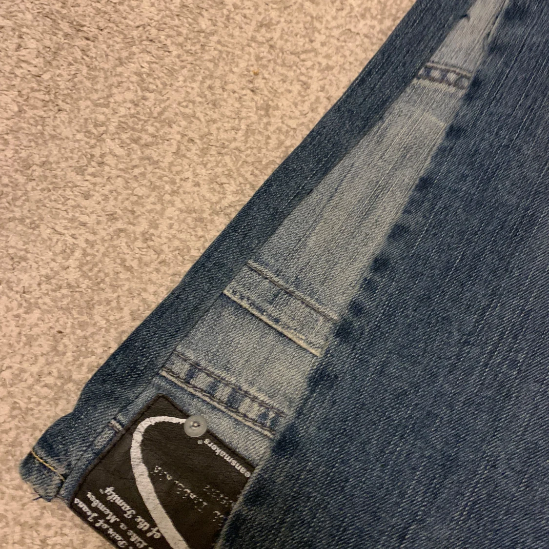 lågmidjade jeans - 93