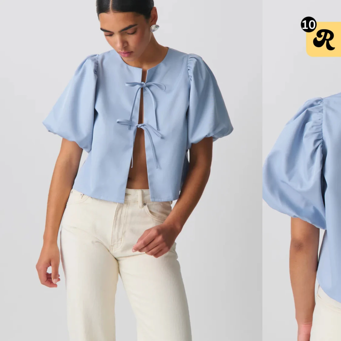 Puff sleve topp - 91