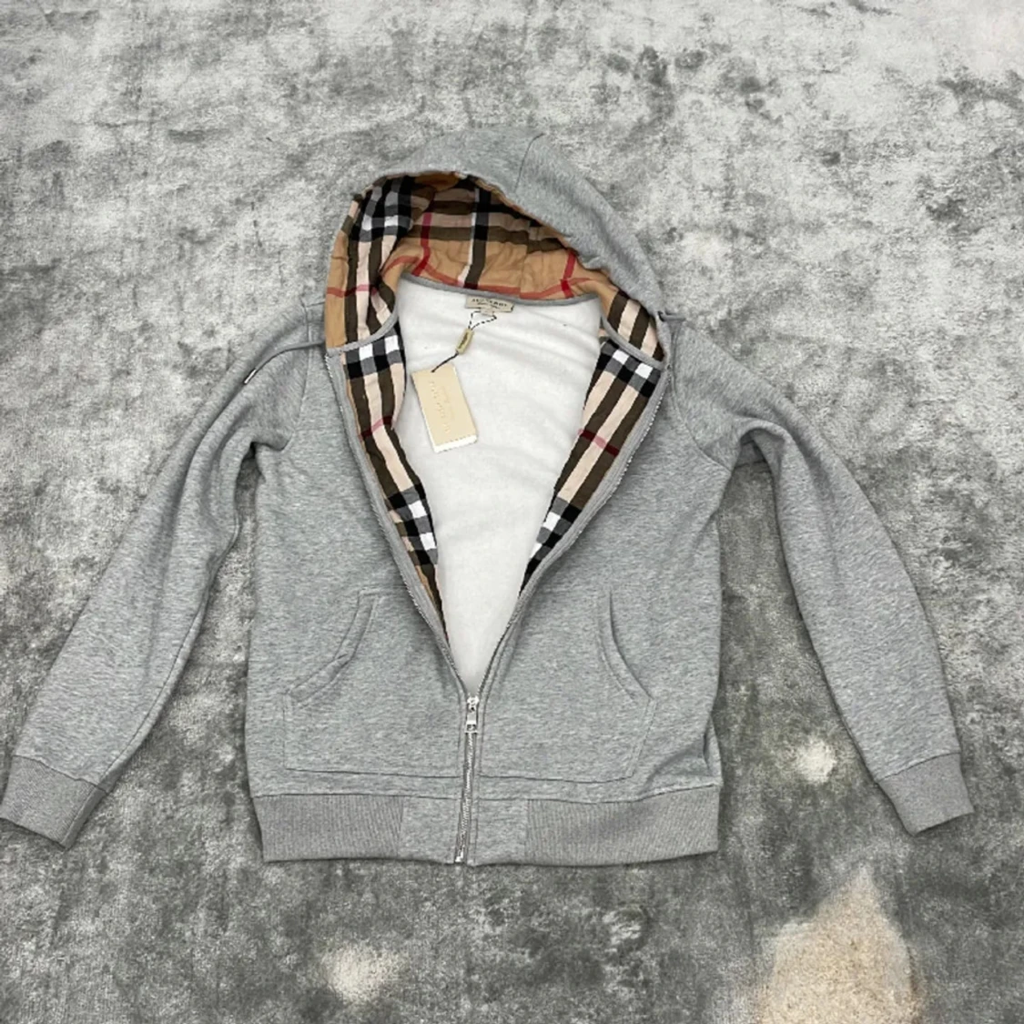 Burberry zip hoodie 
