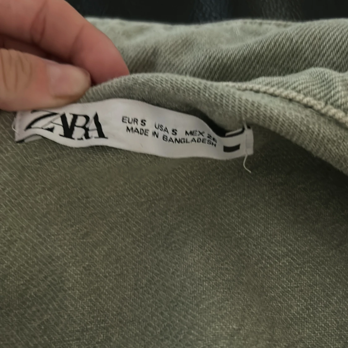 Grön jeansjacka  - 90