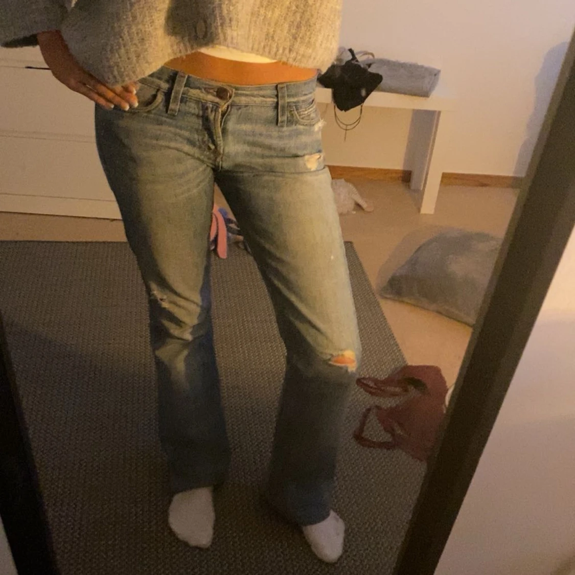 Lågmidjade  jeans