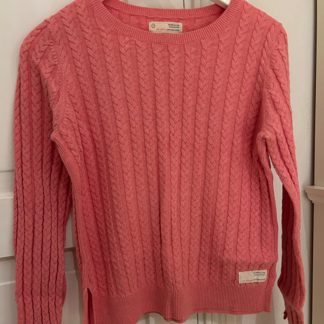 Oddmolly kabelstickad tröja