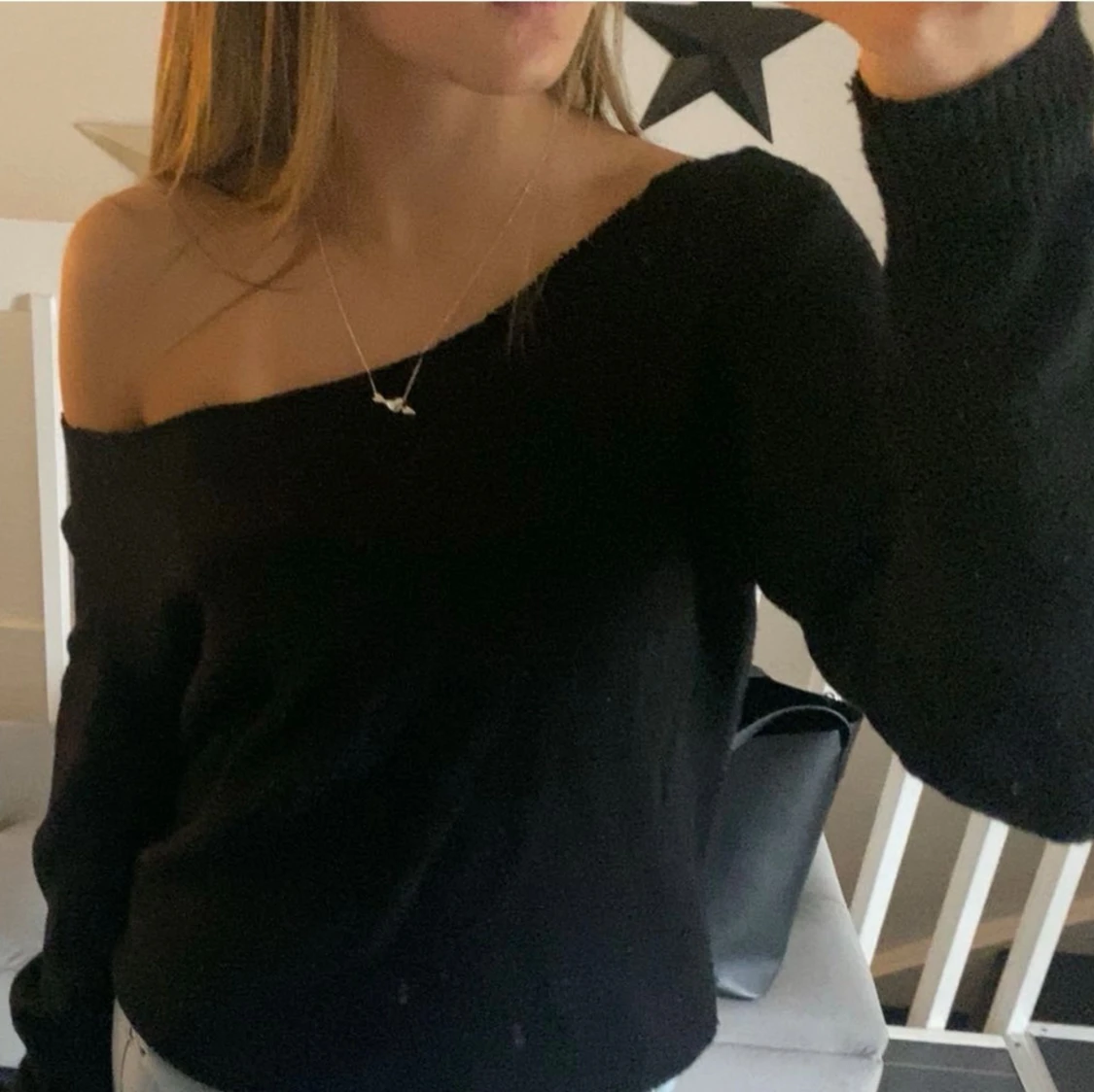 One shoulder tröja - 91