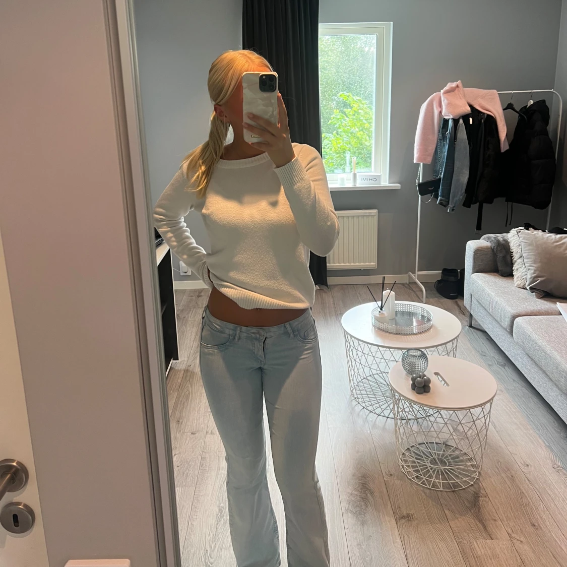 Low bootcut jeans - 90