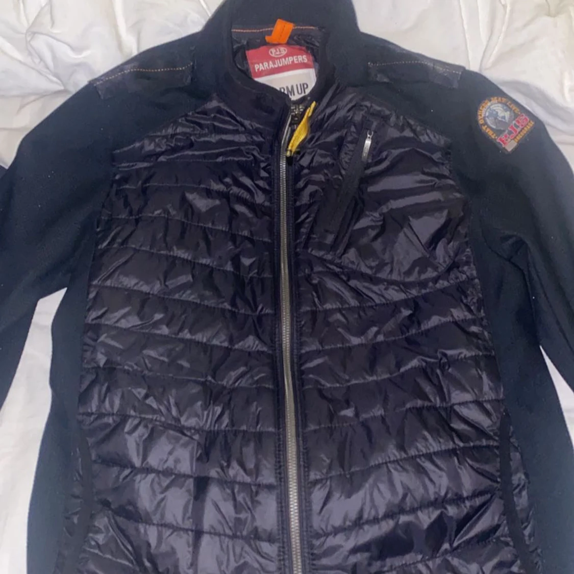 Svart quiltad jacka från Parajumpers