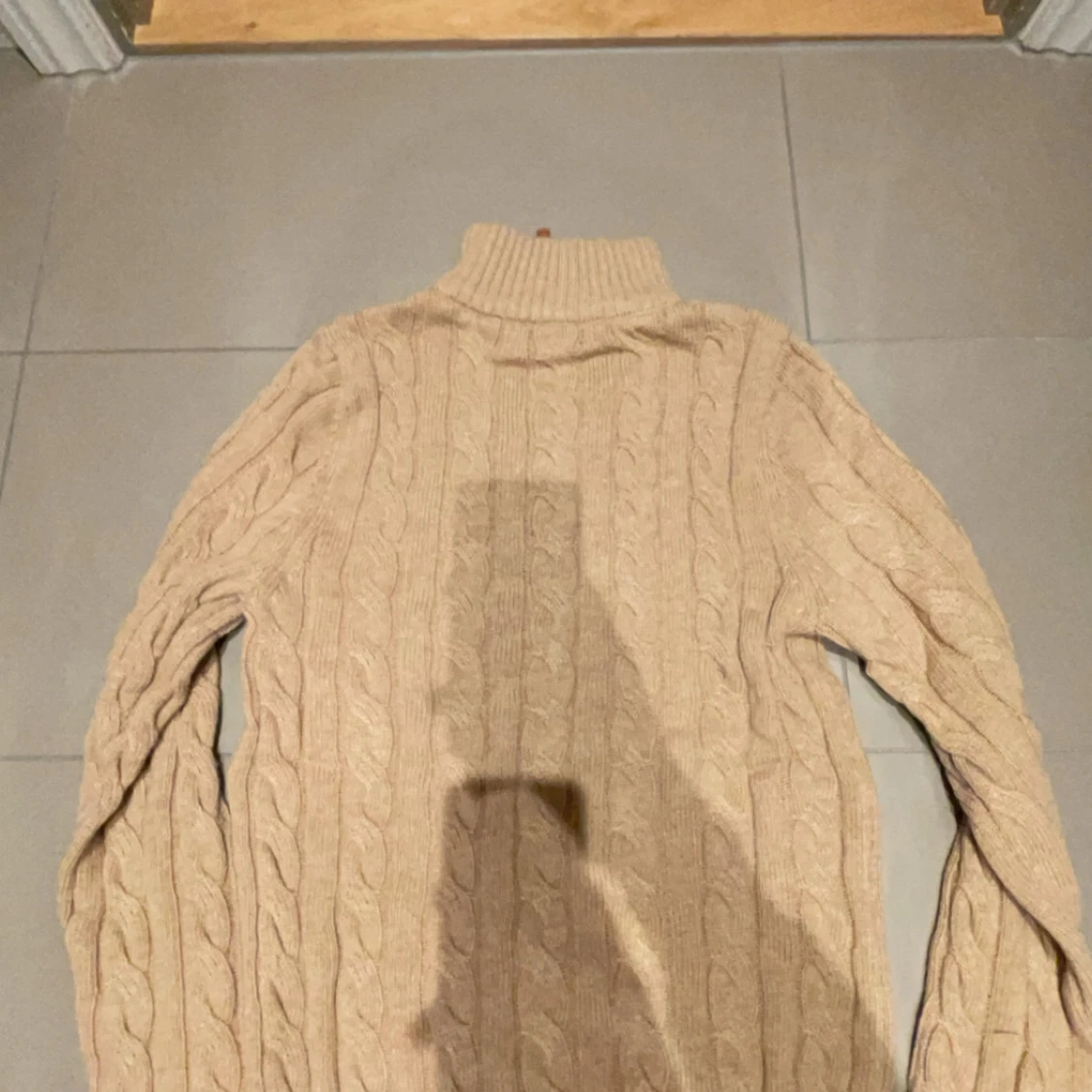 Beige stickad tröja från Polo Ralph Lauren - 90