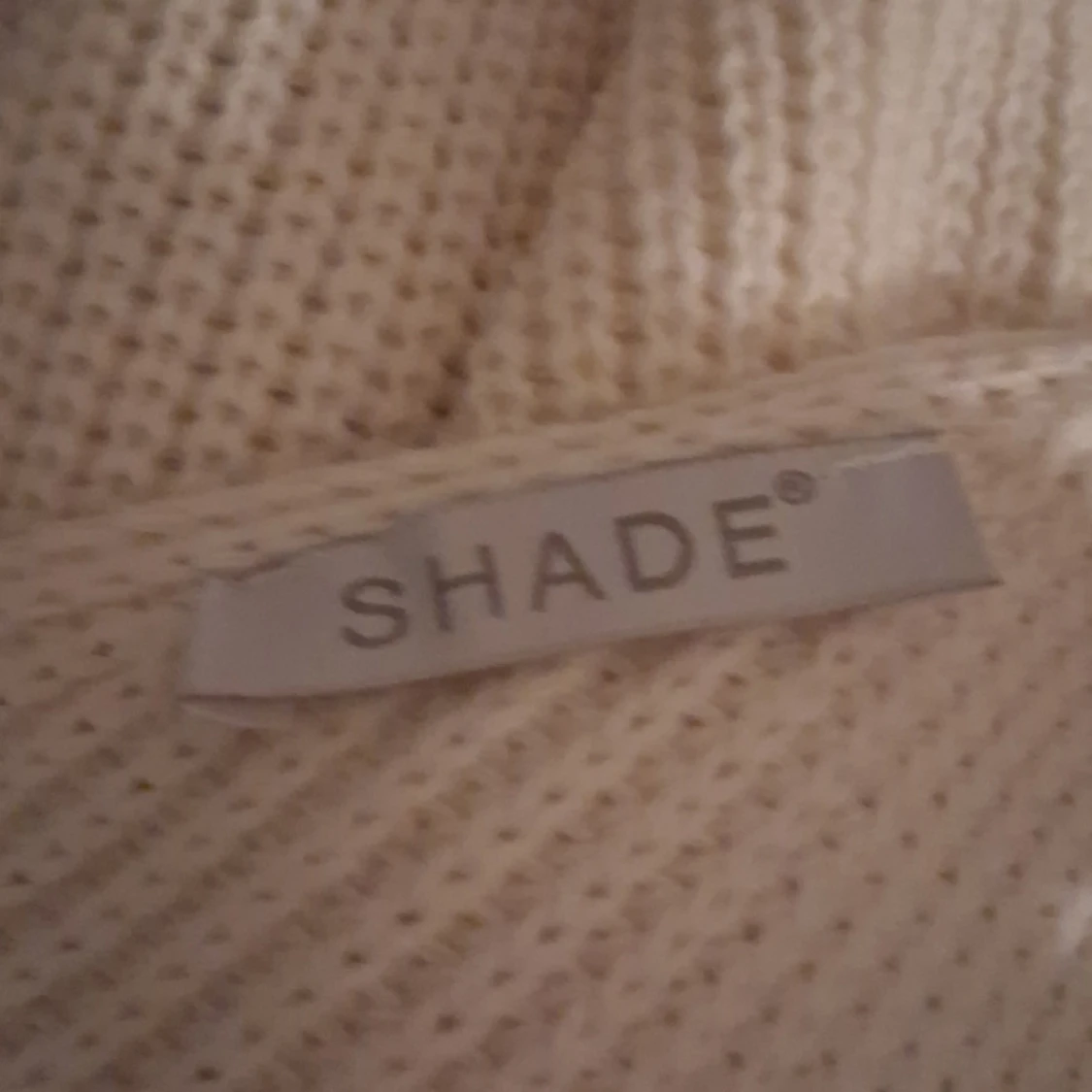 Vit stickad klänning från Shade - 91