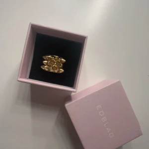 edblad ring peak  - Snygg guld ring från Edblad. Använd mycket men har endast små defekter som inte syns tydligt, kan skicka fler bilder privat. jag säljer då den är för liten men skulle även kunna byta mot 17,50 och pris kan diskuteras💖 ”peak ring gold” på edblads hemsida! 