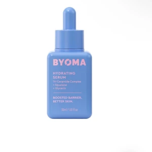 Byoma serum - Ett fuktgivande serum frå byoma. Har kanske blivit använd 2-3 gånger men har andra produkter jag behöver ta slut på. 