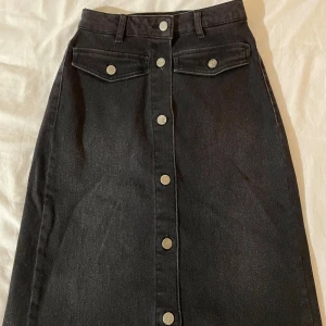 Jeans-kjol - Jeans-kjol, stretchig, knappar