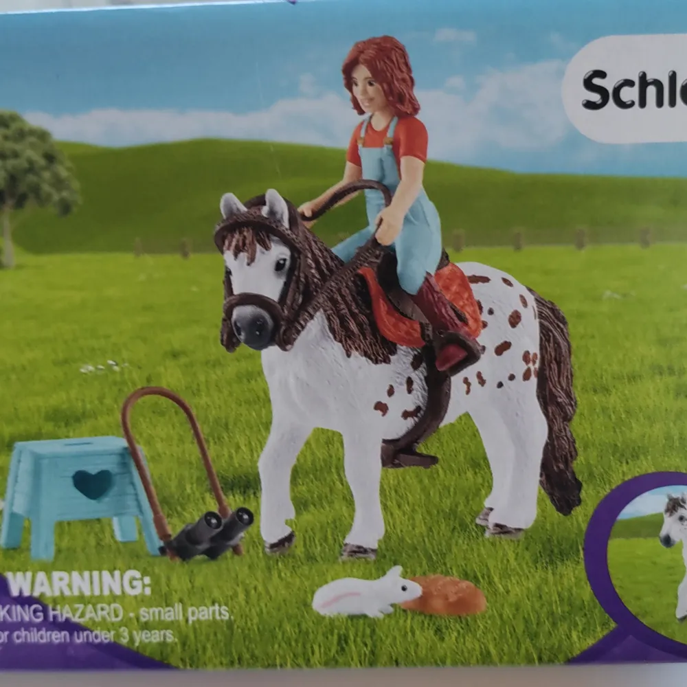 En oöppnad Schleich. Köpt för några år sedan men aldrig öppnad.  300kr eller bud + frakt 🐴. Övrigt.