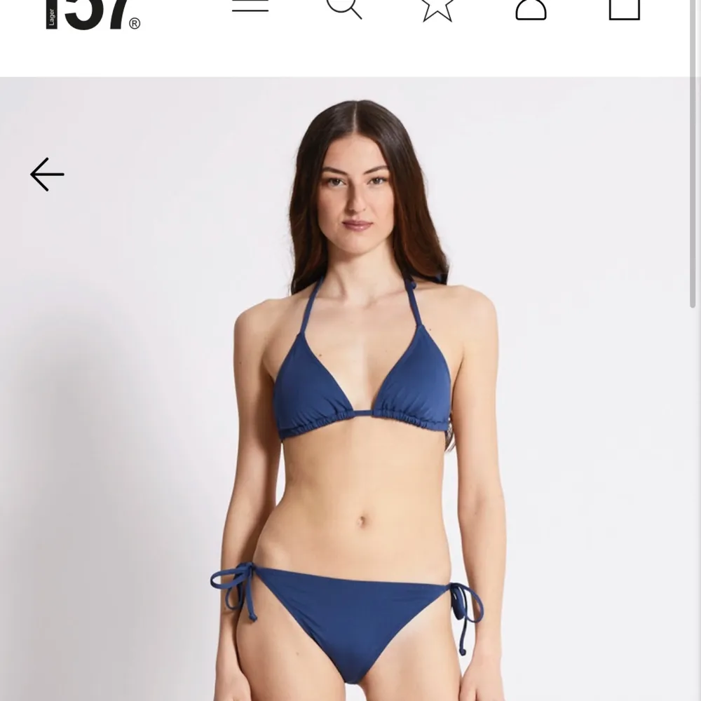 Fin bikini topp som är använd 1 gång. Slutsåld i alla storlekar ❤️säljer då den är lite för liten. Övrigt.