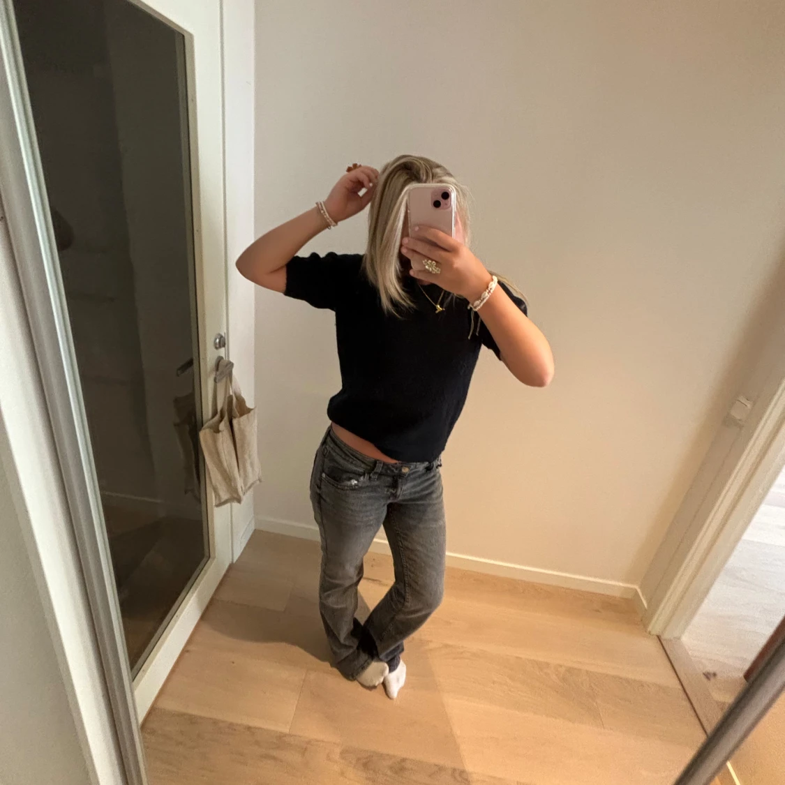 Stickad tshirt  - 91