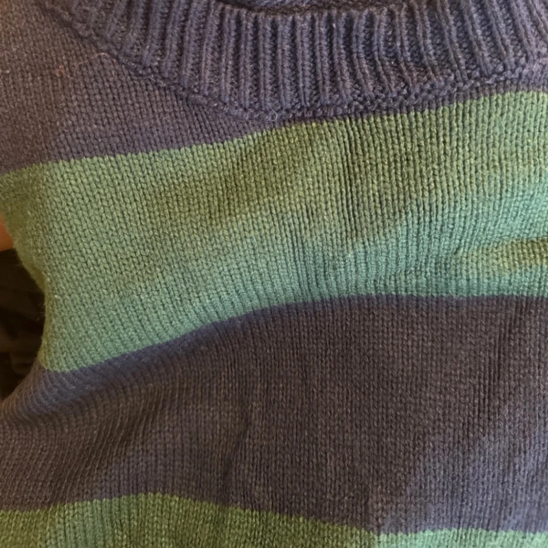 Randig stickad tröja - 91