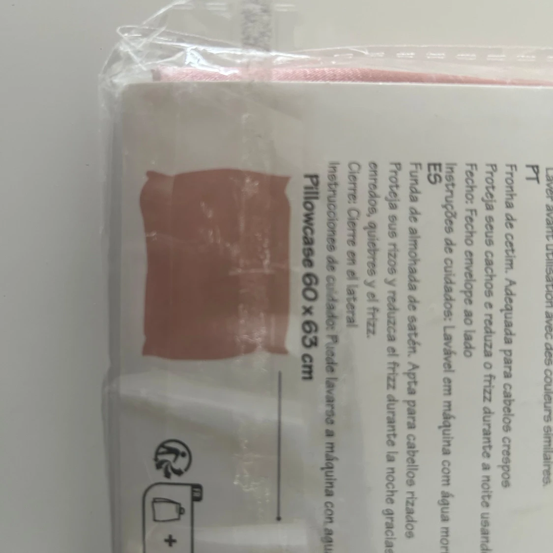 Satin kuddfodral  - 90