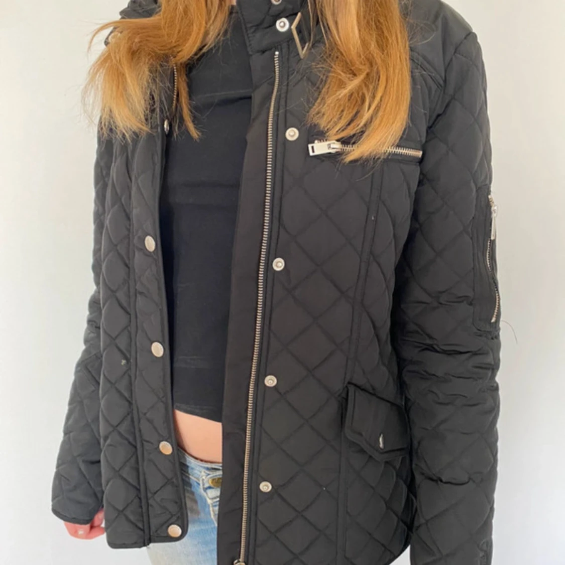 Svart quiltad jacka från Stockh LM - 91