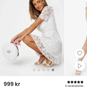 Jättesöt studentklänning - Superfin studentklänning i nyskick🥰 Endast använd en gång och enbart under mottagning, ej använd på flak❣️ Nypris 999 kr, kontakta mig för egna bilder🥰