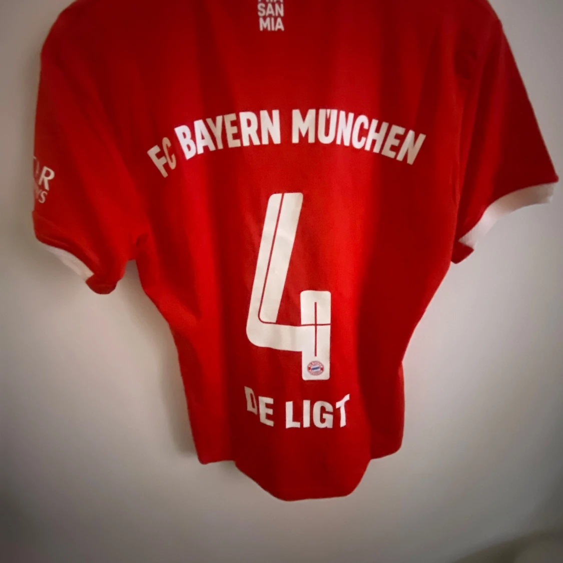 Röd Bayern München fotbollströja - 90