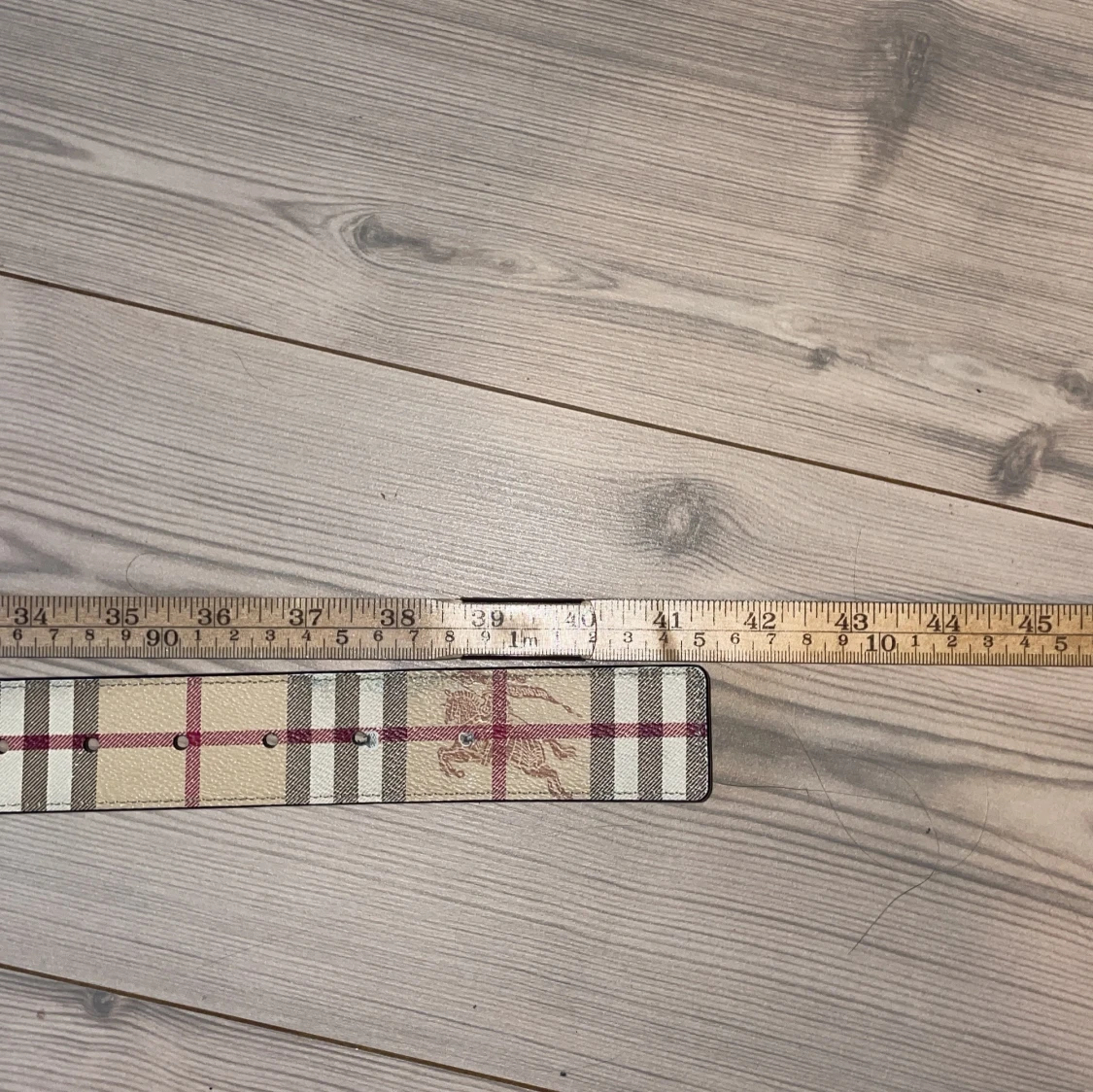 2 sidigt burberry bälte - 91