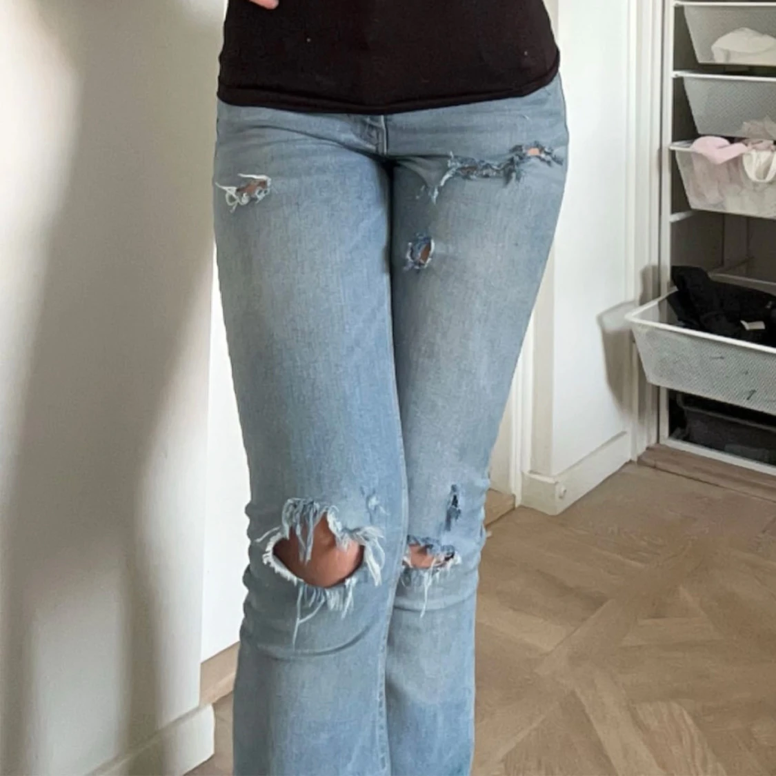 Lågmidjade bootcut jeans - 90
