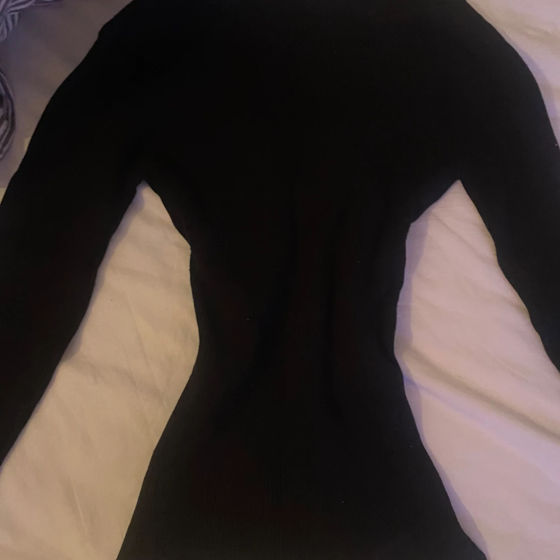 Svart ribbad tröja från Morgan - 91