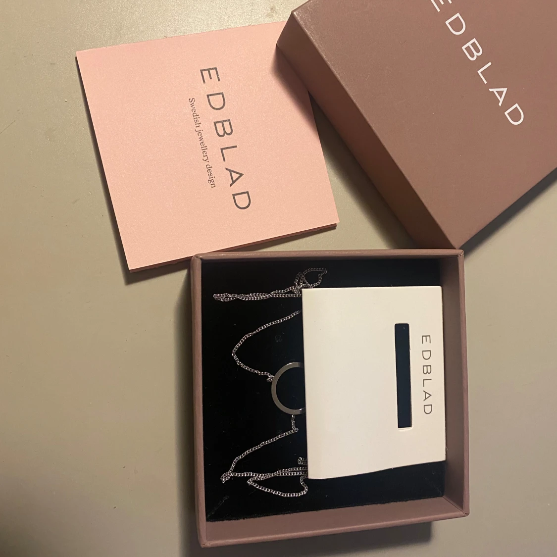 Edblad Sprillansnytt Silverhalsband PG5 - 90