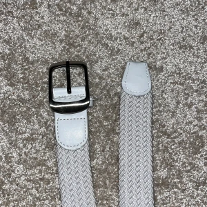 Vitt flätat bälte - Helt nytt vitt bälte