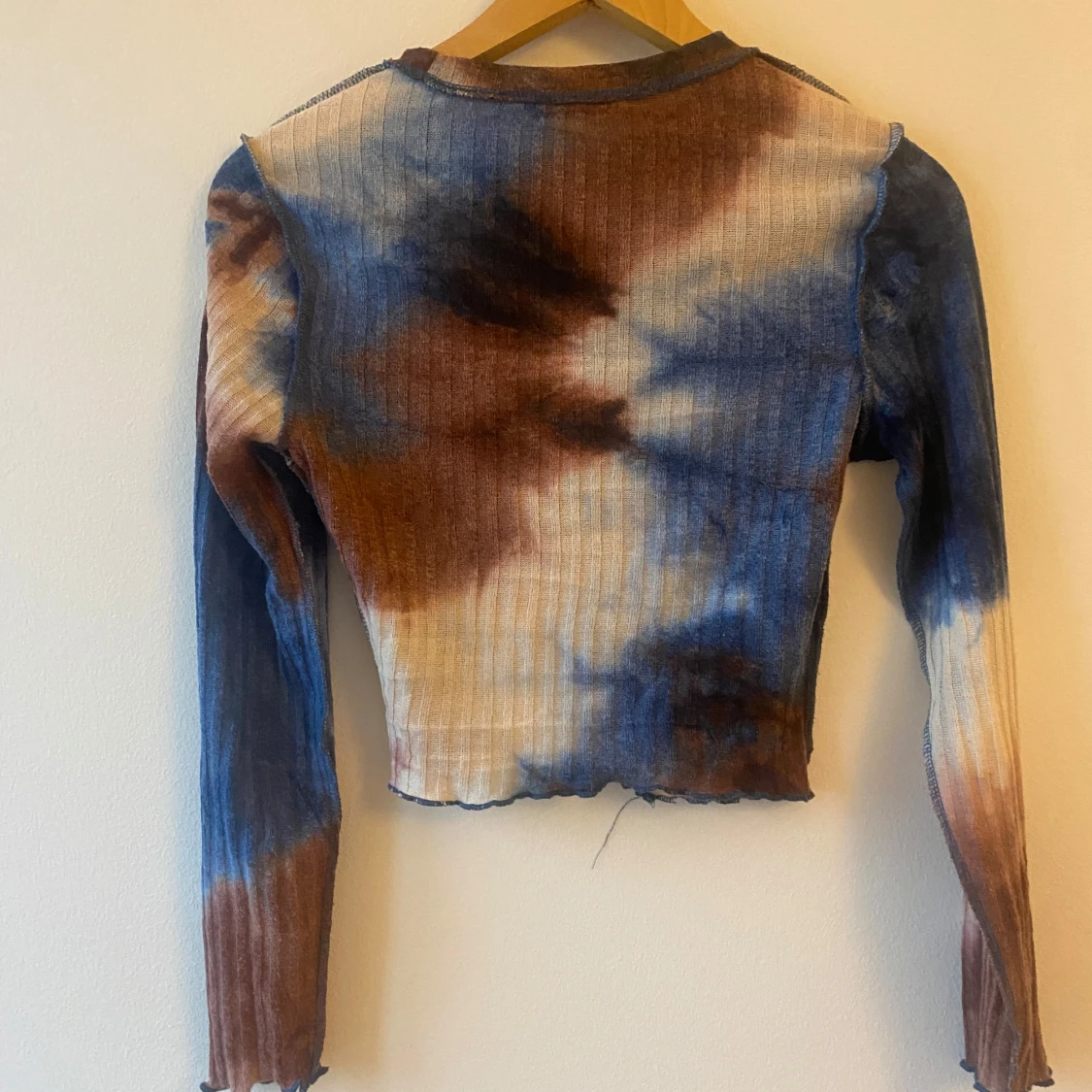 Flerfärgad ribbad tröja - 91