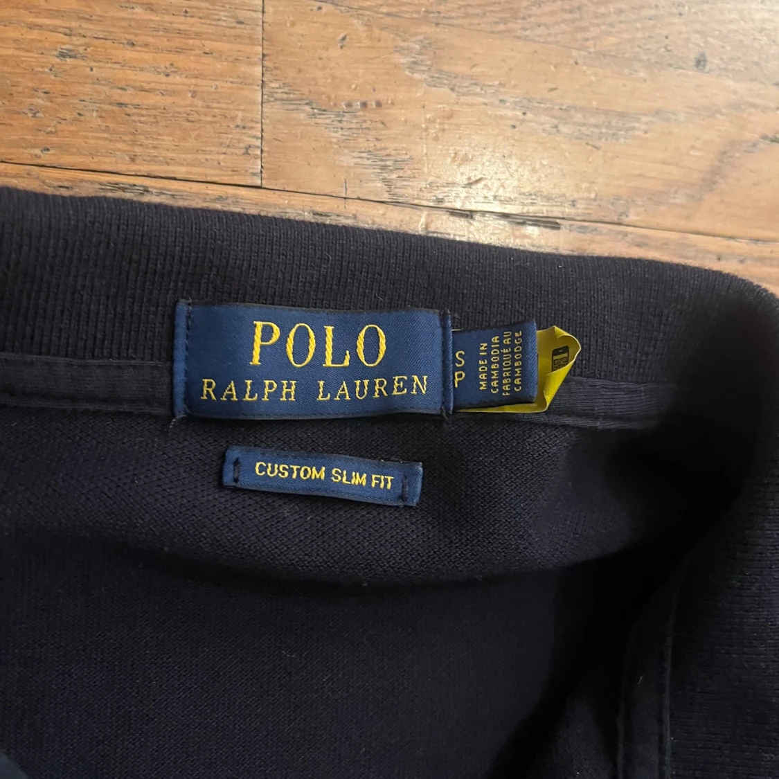 Svart pikétröja från Ralph Lauren - 92